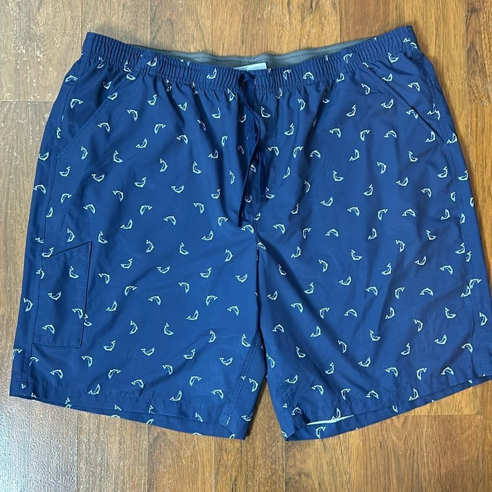 Men FIELD & STREAM elastic waist 2XL shorts blue
